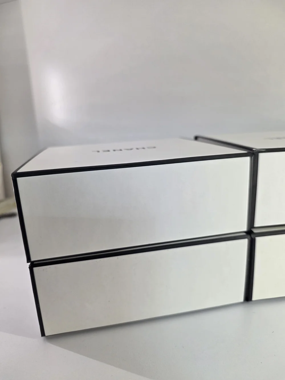 Authentic CHANEL White Luxury Gift Boxes - Set of 4